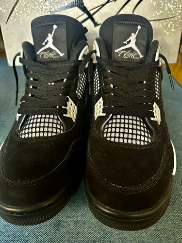 Air jordan retro - 4, white